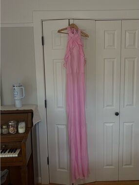 Pink Maxi Dress - Wedding Guest Dress